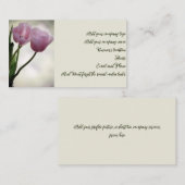 チューリップ3265 名刺 (正面/裏面)