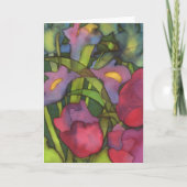 チューリップ&アイリーズグリーティングカード カード (正面)