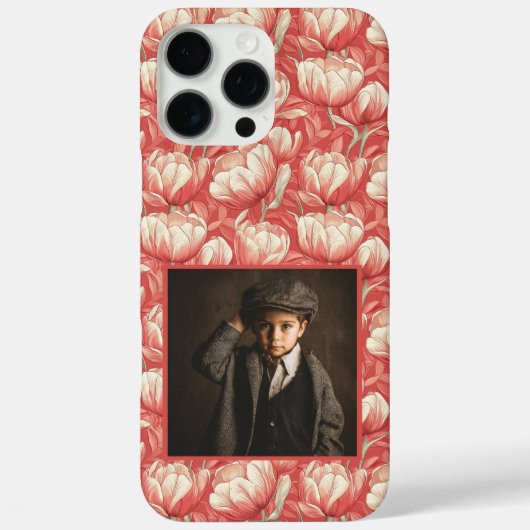 チューリップ カスタムiPhoneケース ユニークな携帯ギフトに Case-Mate iPhoneケース (裏面)