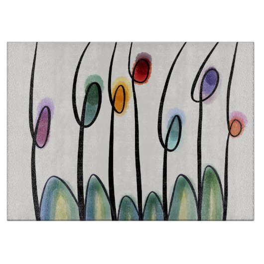 チューリップ カッティングボード (正面)