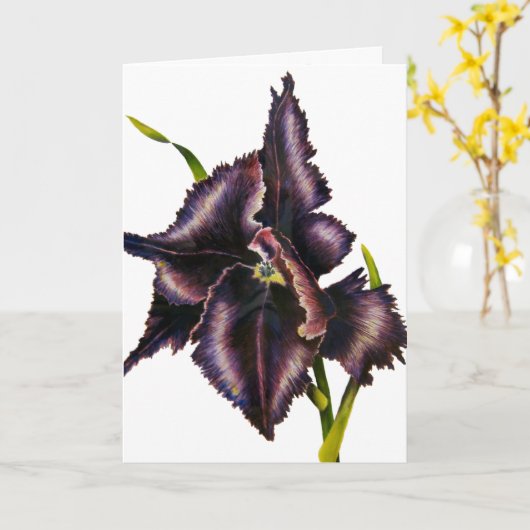 チューリップ カード (黄色い花)