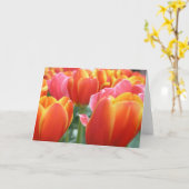 チューリップ カード (黄色い花)