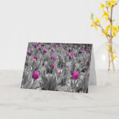 チューリップ、カード カード (黄色い花)