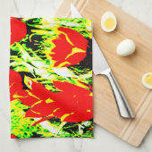 チューリップ キッチンタオル (四つ折り)