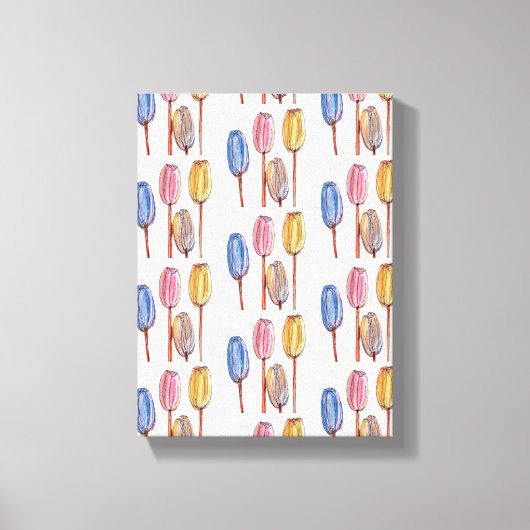 チューリップ キャンバスプリント (正面)