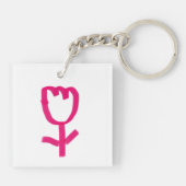 チューリップ | キーホルダー (裏面)