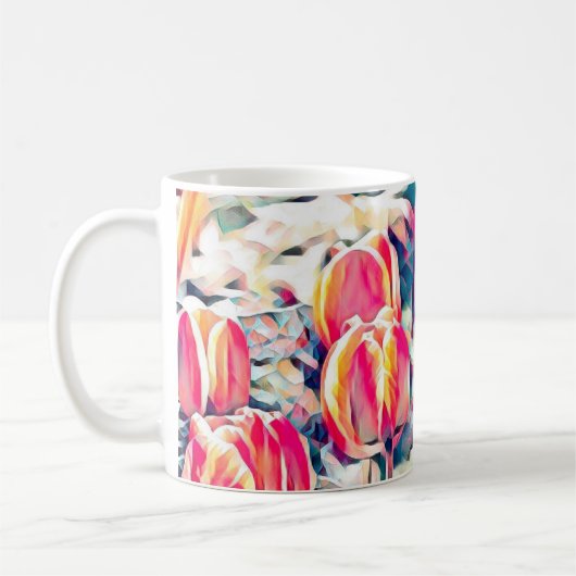チューリップ コーヒーマグカップ (左)