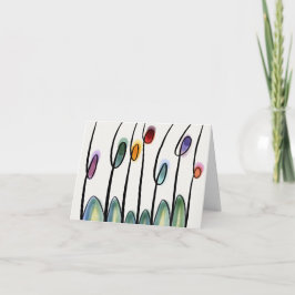 チューリップ サンキューカード