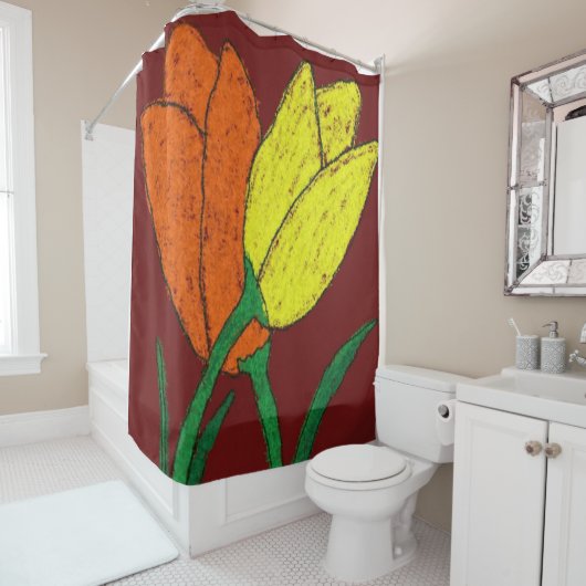 チューリップ シャワーカーテン (インサイチュ)