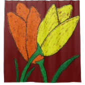 チューリップ シャワーカーテン (正面)