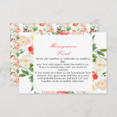 チューリップ&ダフォジル春の結婚式 エンクロージャーカード (正面/裏面)