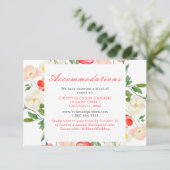 チューリップ&ダフォジル春の結婚式 エンクロージャーカード (スタンド正面)