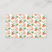 チューリップ&ダフォジル春の結婚式 エンクロージャーカード (裏面)