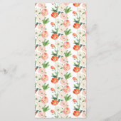 チューリップ&ダフォジル春の結婚式 メニュー (裏面)