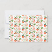 チューリップ&ダフォジル春の結婚式 出欠カード (裏面)