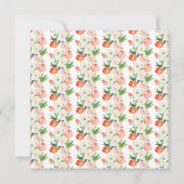 チューリップ&ダフォジル春の結婚式 招待状 (裏面)