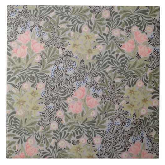 チューリップ、デイジーおよびハニーサックル タイル (正面)