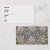 チューリップ、デイジーおよびハニーサックル 名刺 (正面/裏面)