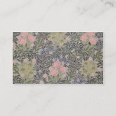 チューリップ、デイジーおよびハニーサックル 名刺 (裏面)