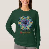 チューリップ・ナマステ・万華鏡Tシャツ Tシャツ (正面)