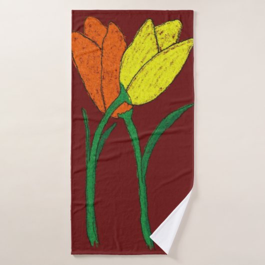 チューリップ バスタオル (バスタオル)