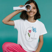 チューリップ＆バタフライTシャツ Tシャツ