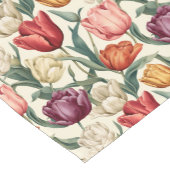 チューリップ フラワー イースター ショートテーブルランナー (コーナー)