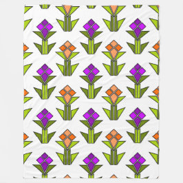 チューリップ フリースブランケット