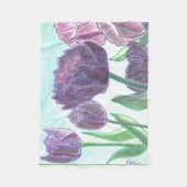 チューリップ フリースブランケット (正面)