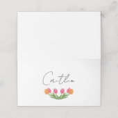 チューリップ ブーケ プレイース カード (外部開封)