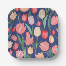 チューリップ ペーパープレート
