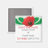 チューリップ マグネット (正面/裏面)