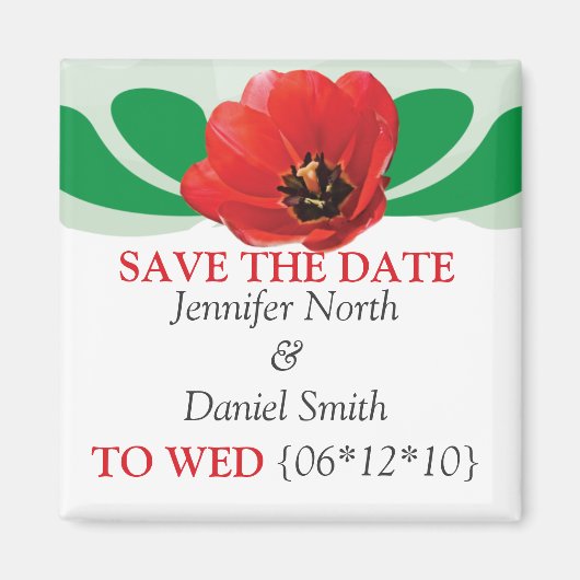 チューリップ マグネット (正面)