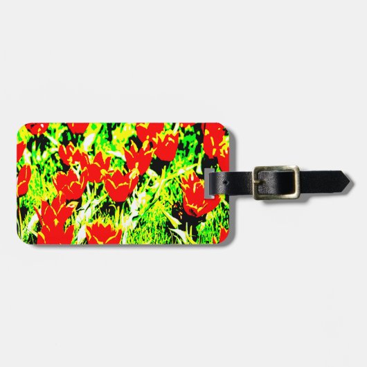 チューリップ ラゲッジタグ (正面横)