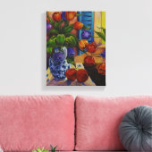 チューリップ&リンゴ – キャンバス印刷 キャンバスプリント (インサイチュ (リビング))