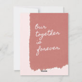 チューリップ・ロマンチック・バレンタインと一緒に過ごすのが大好き シーズンカード (裏面)