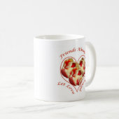 チューリップ、友人、マグ コーヒーマグカップ (正面右)