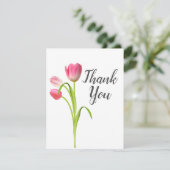 チューリップ 感謝カード (スタンド正面)