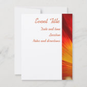 チューリップ 招待状 (裏面)