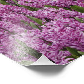 チューリップ、水仙、ヒヤシンスの庭園 フォトプリント            (角)