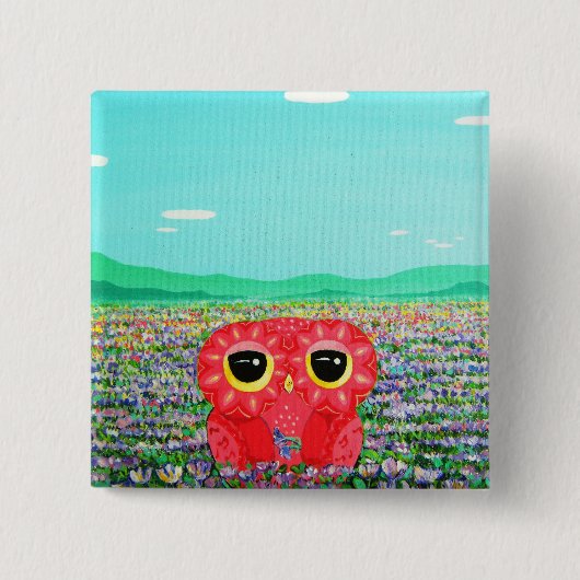 チューリップ 缶バッジ (正面)