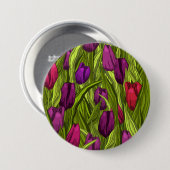 チューリップ 缶バッジ (正面&裏面)