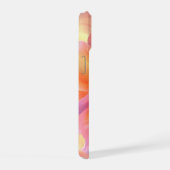 チューリップ：膝状運動と密接に波状のチューリップ iPhone 15ケース (右側面)