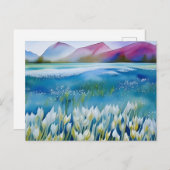 チューリップ、花、ポストクロッシング用はがき ポストカード (正面/裏面)