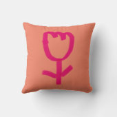 チューリップ |装飾用クッション クッション (裏面)