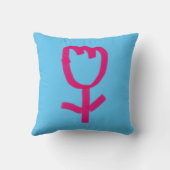 チューリップ |装飾用クッション クッション (裏面)