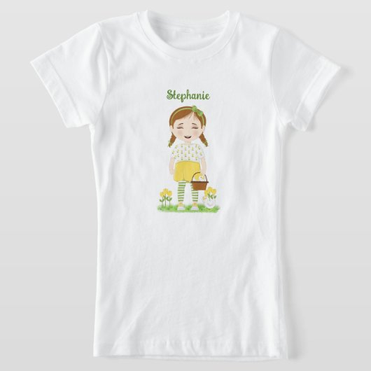 チューリップ 誕生日 Tシャツ (レイダウン)