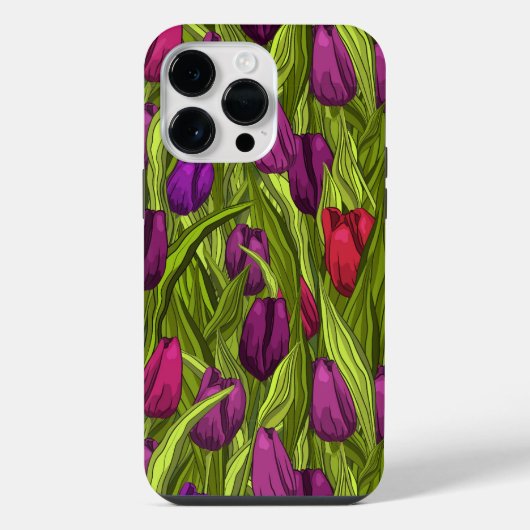 チューリップ iPhoneケース (裏面)