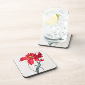 チューリップ: Perroquetの弁柄 コースター (右側)