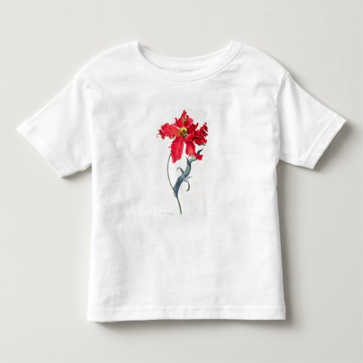チューリップ: Perroquetの弁柄 トドラーTシャツ (正面)